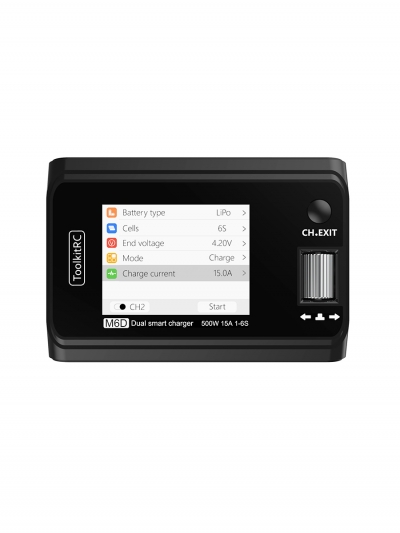Двухканальное зарядное устройство ToolkitRC M6D-2