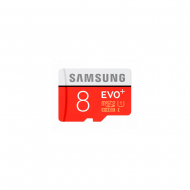 Карта памяти Samsung microSD EVO Plus 80MB/S 8GB + SD adapter