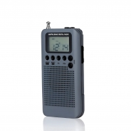 Многофункциональный радиоприемник Receivio HRD-104, серый